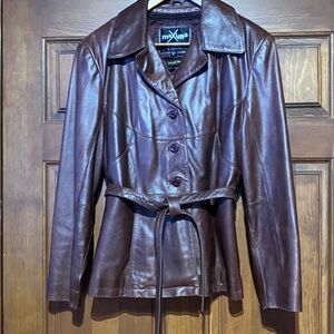 Wilson Maxima Women's Rich Brown Leather Jacket
